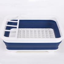 Escorredor De Louças Retrátil Em Silicone Sortido - Bene Casa