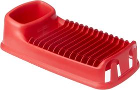 Escorredor de Louças Vermelho 12 Pratos 30x16x9 Cm Escorredor de Louças Vermelho 12 Pratos 30x16x9 Cm