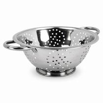 Escorredor De Macarrão Aço Inox Multiuso Para Massas Macarrão Alimentos Com Alça 24 Cm Escorredor De Macarrão Aço Inox Multiuso Para Massas Macarrão Alimentos Com Alça 24 Cm