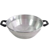 Escorredor De Macarrão Lavador Arroz Com Alça Em Alumínio