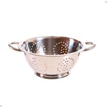 Escorredor De Massa Macarrão Legumes Inox Com Cabo Alça 24cm Escorredor De Massa Macarrão Legumes Inox Com Cabo Alça 24cm