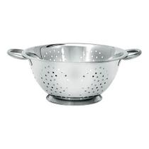 Escorredor de Massa Macarrão Legumes Inox Com Cabo Alça 24cm