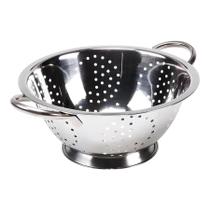 Escorredor De Massa Macarrão Legumes Inox Com Cabo Alça 24cm Escorredor De Massa Macarrão Legumes Inox Com Cabo Alça 24cm