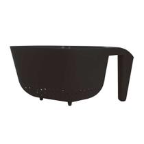 Escorredor de Massas e Macarrão Grande Multiuso Preto Escorredor de Massas e Macarrão Grande Multiuso Preto