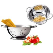 Escorredor de Massas Inox 20cm Fratelli Inox Escorredor de Massas Inox 20cm Fratelli Inox