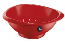 Escorredor De Massas Macarrão Alimentos 30Cm Uz Vermelho