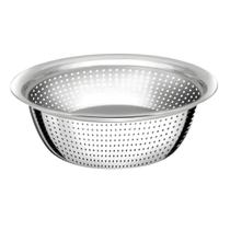 Escorredor De Massas Macarrão Arroz Legumes Salada Inox 28cm Uny Home