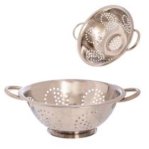 Escorredor De Massas Macarrão Legumes Em Inox Com Cabo Alça 24cm - Western