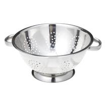 Escorredor de Massas Macarrão Multiuso em Aço inox - 28cm - kehome