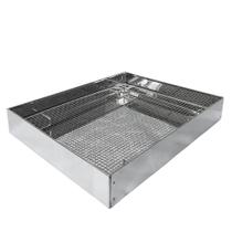 Escorredor De Óleo Fritura Pequena Industrial Inox 35cm x 25cm Resistente - Loja do Boni