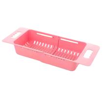 Escorredor De Pia Retrátil Com Alças Cesta Ajustável Pratos Frutas Legumes Multiuso Plástico Casa Escorredor De Pia Retrátil Com Alças Cesta Ajustável Pratos Frutas Legumes Multiuso Plástico Casa