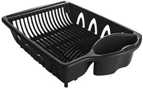 Escorredor de Plástico Preto 50cm - Plasutil