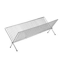 Escorredor de Pratos ABC em Aço Cromado 24 Lugares