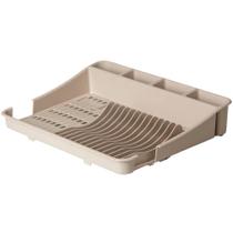 Escorredor de Pratos de Polipropileno com Extensor Paramount Fly Creme (4629)