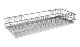 Escorredor De Pratos Embutir 870x75x270mm Mód 900mm Cromado Escorredor De Pratos Embutir 870x75x270mm Mód 900mm Cromado