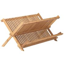 Escorredor de pratos Helen's Asian Kitchen Bamboo Compact Escorredor de pratos Helen's Asian Kitchen Bamboo Compact