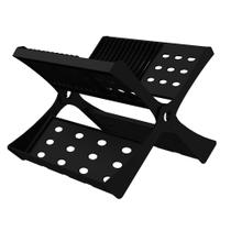 Escorredor De Pratos Louça Dobrável Preto Plástico Astra