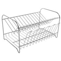 Escorredor De Pratos Simples 2 Andares 13 Pratos E 6 Copos