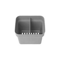 Escorredor de talheres compacto 2 divisórias cinza Micromax