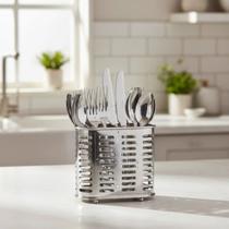 Escorredor De Talheres De Aço Inox Com 2 Divisorias Cozinha Escorredor De Talheres De Aço Inox Com 2 Divisorias Cozinha
