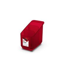 Escorredor de Talheres Divisória Plástico Vazado Organizador de Pia Bancada Cozinha Ordene Vermelho Escorredor de Talheres Divisória Plástico Vazado Organizador de Pia Bancada Cozinha Ordene Vermelho