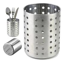 Escorredor De Talheres Inox Porta Utensílios Cozinha Mesa - CLINK