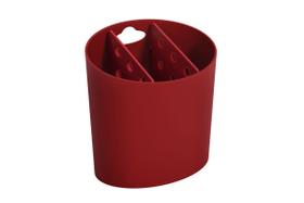 Escorredor de Talheres oval Basic vermelho- Coza