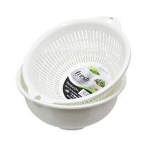 Escorredor Duplo 1.1 Litros Arroz Macarrão Verduras Legumes