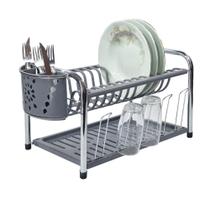 Escorredor Duplo de Louças Chumbo 13 Pratos Secador De Copos Pratos Talheres Pracasa.Net Niquelart