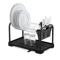 Escorredor Duplo Master Com Bandeja Porta Talheres Bica