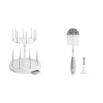 Escorredor e escova de garrafas Munchkin High Capacity Grey Escorredor e escova de garrafas Munchkin High Capacity Grey