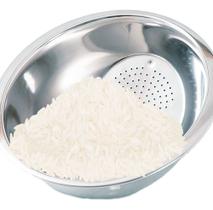 Escorredor e Lavador de Arroz Macarrão em Aço Inox