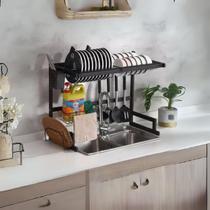 Escorredor E Organizador Kitchen Rack Pia Cozinha 65cm Aço Escorredor E Organizador Kitchen Rack Pia Cozinha 65cm Aço