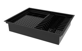 Escorredor Embutido Calha Escorredora Inox Pintado Preto 50x40 Escorredor Embutido Calha Escorredora Inox Pintado Preto 50x40