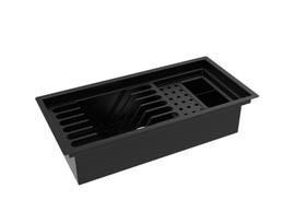 Escorredor Embutido Calha Escorredora Inox Preto 40cm Escorredor Embutido Calha Escorredora Inox Preto 40cm