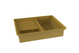 Escorredor Embutido Calha Inox Úmida Dourado 50x40 Escorredor Embutido Calha Inox Úmida Dourado 50x40