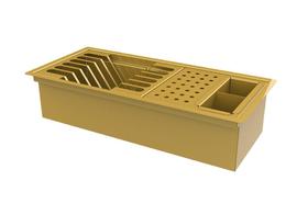 Escorredor Embutir / Sobrepor Calha Inox Úmida Dourado 42cm Escorredor Embutir / Sobrepor Calha Inox Úmida Dourado 42cm