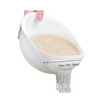Escorredor Grande Para Arroz Com Alça, Cesto Para Lavar Frutas, Organizador De Cozinha Para Casa 1/3 Escorredor Grande Para Arroz Com Alça, Cesto Para Lavar Frutas, Organizador De Cozinha Para Casa 1/3