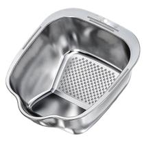 Escorredor Inox Arroz Grao Fruta Verdura Legumes Cozinha Preparo Versatil Higienico Resistente Multiuso