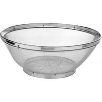 Escorredor Lavador Arroz E Massa Aço Inox Macarrão 25cm