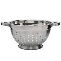 Escorredor Lavador De Arroz Aço Inox Peneira Alimentos 18 cm Cozinha - Mimo Style
