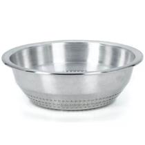 Escorredor Lavador de Arroz e Macarrão Tamanho Família 25 cm Alumínio Brilhante