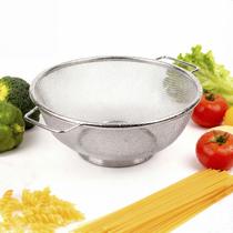 Escorredor Lavador Multiuso Inox Com Alça Malha Fina Resistente Legumes Massa Filtro Oleo Cozinha Escorredor Lavador Multiuso Inox Com Alça Malha Fina Resistente Legumes Massa Filtro Oleo Cozinha
