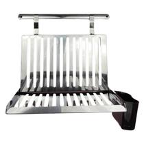 Escorredor Louca Aço Inox Parede Secador Dobrável 12 Pratos Mak Inox Original Escorredor Louca Aço Inox Parede Secador Dobrável 12 Pratos Mak Inox Original