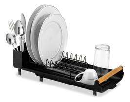 Escorredor louça extensivel black teka pratos eco design