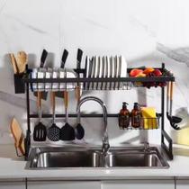 Escorredor louca suspenso pia cozinha multiuso organizador