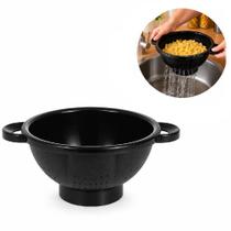Escorredor Massa Macarrao Alimentos Com Base Lavador Cesto Secador Frutas Legumes Multiuso Redondo Cozinha Restaurante P