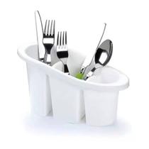 Escorredor Max Seca de Plástico com Divisórias para Talheres