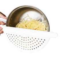 Escorredor Meia Lua para Massas e Legumes branco Decor-Útil