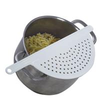 Escorredor Meia Lua Para Panelas Até 24 CM Multiuso Branco